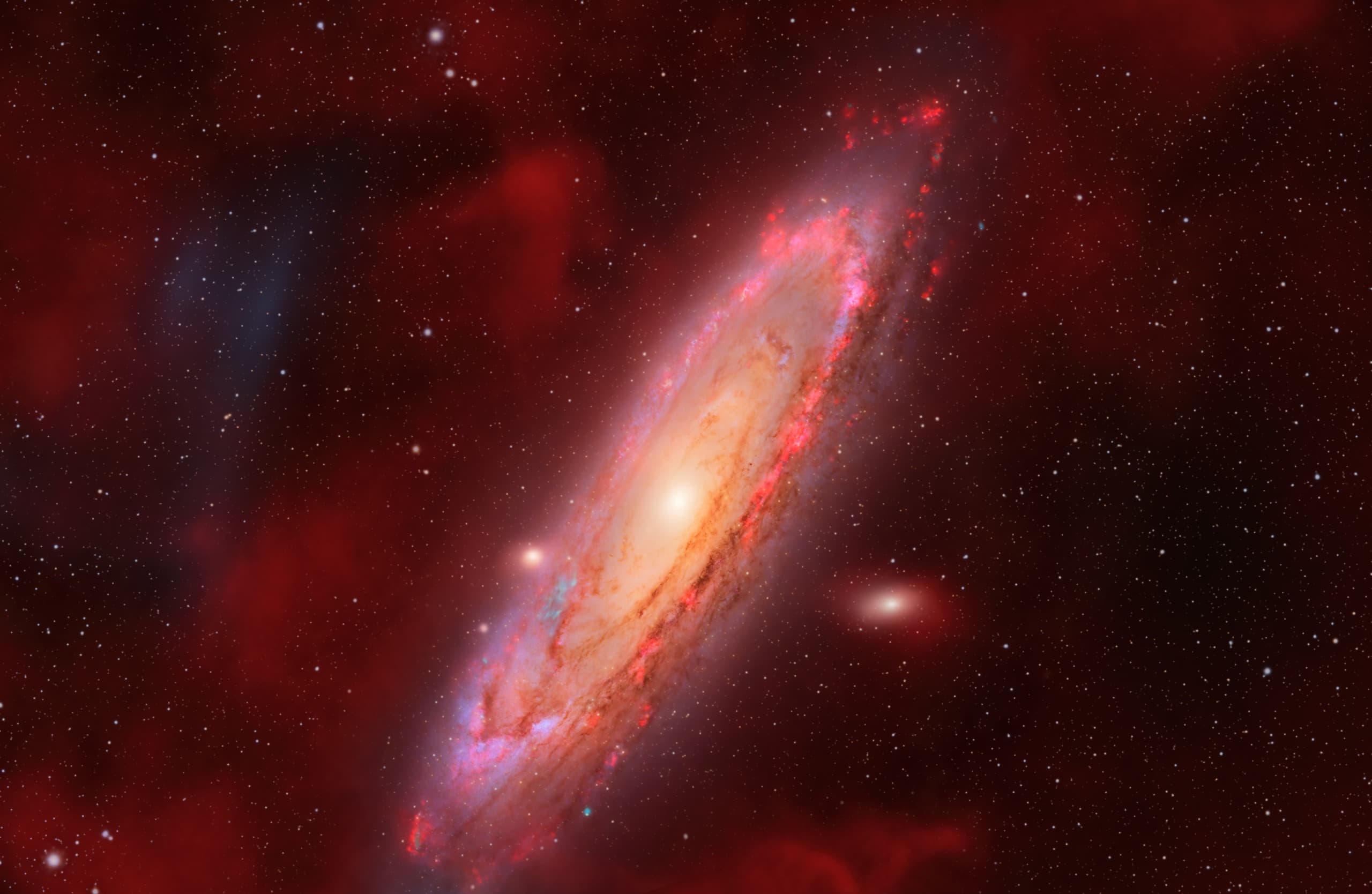 Andromeda Galaxy – A Spiral with a Hidden Intruder