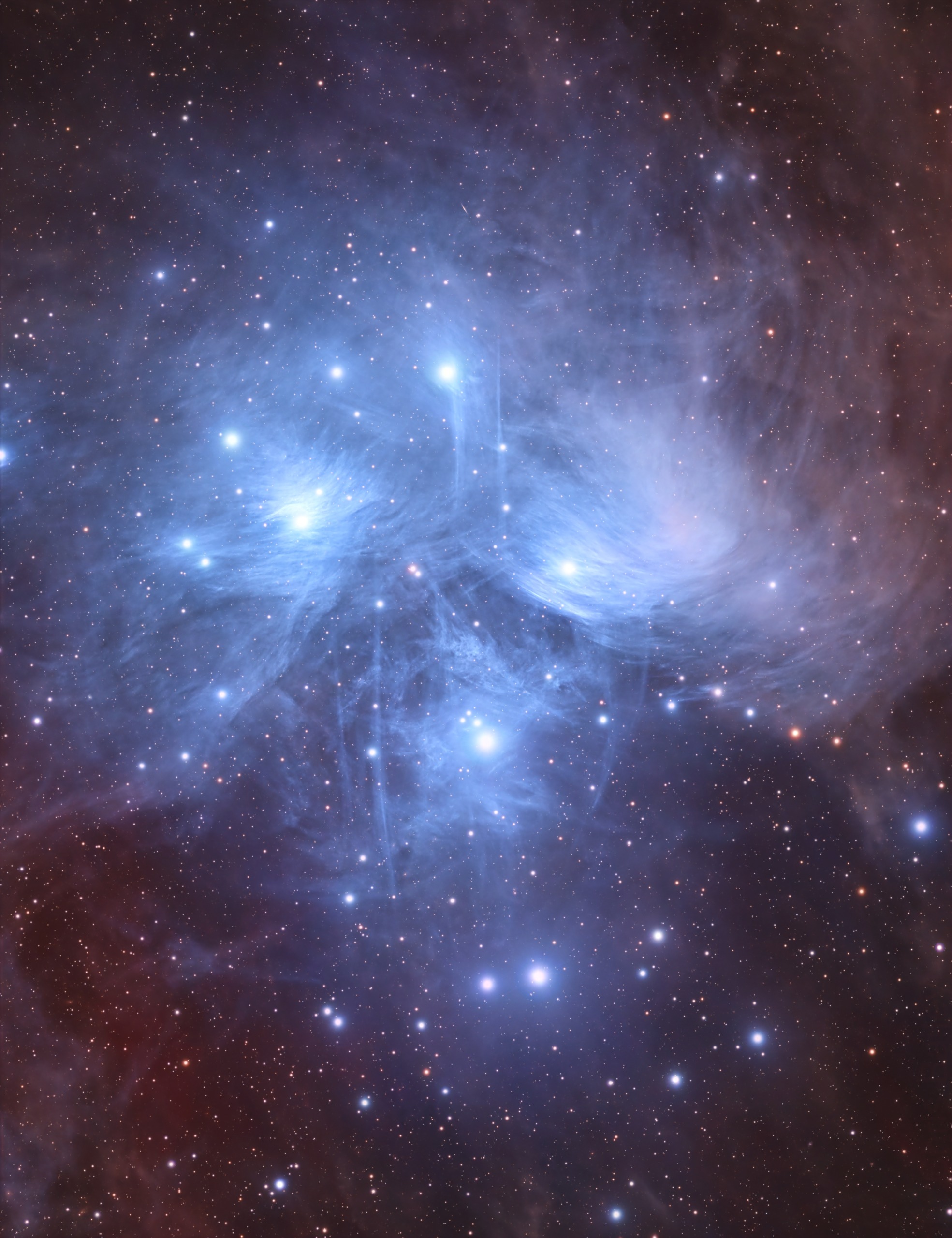 Pleiades (Al Thurayya) – Light Reflected Through Dust